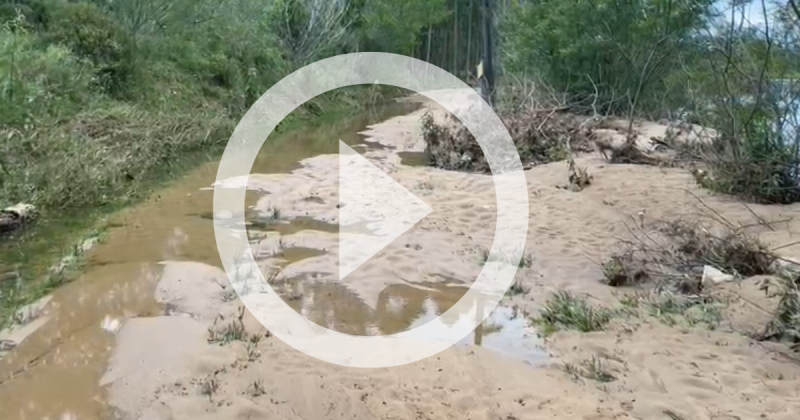 Nas imagens &eacute; poss&iacute;vel observar a dimens&atilde;o do estrago causado pelas chuvas – Foto: Paulo Santangelo/Divulga&ccedil;&atilde;o/ND