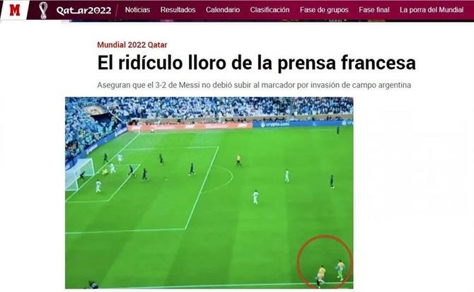 Jornal Marca critica “choro” de ve&iacute;culo franc&ecirc;s – Foto: Marca/Reprodu&ccedil;&atilde;o/ND