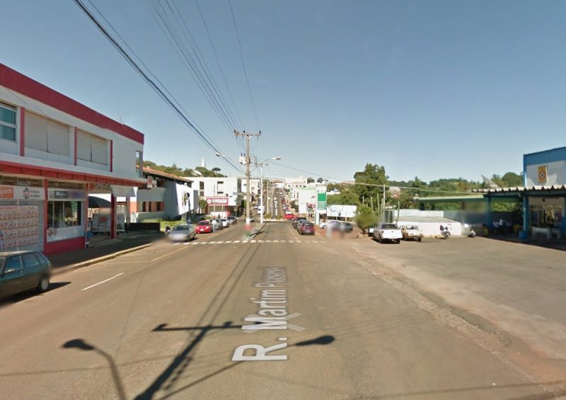 O homem teria dado um golpe de tesoura no colega de apartamento, durante uma briga, em Descanso. &mdash; Foto: Google Maps/Reprodu&ccedil;&atilde;o/ND