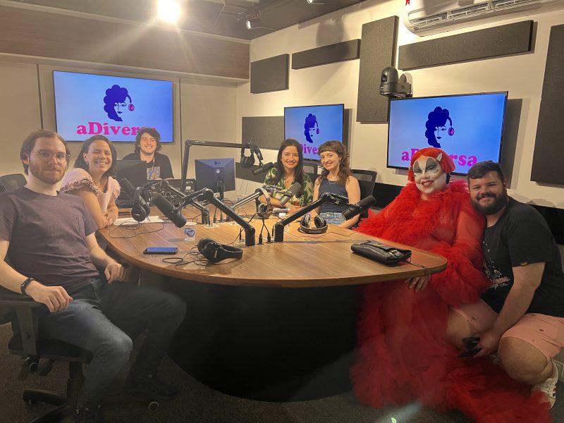 Gravação podcast aDiversa de Natal