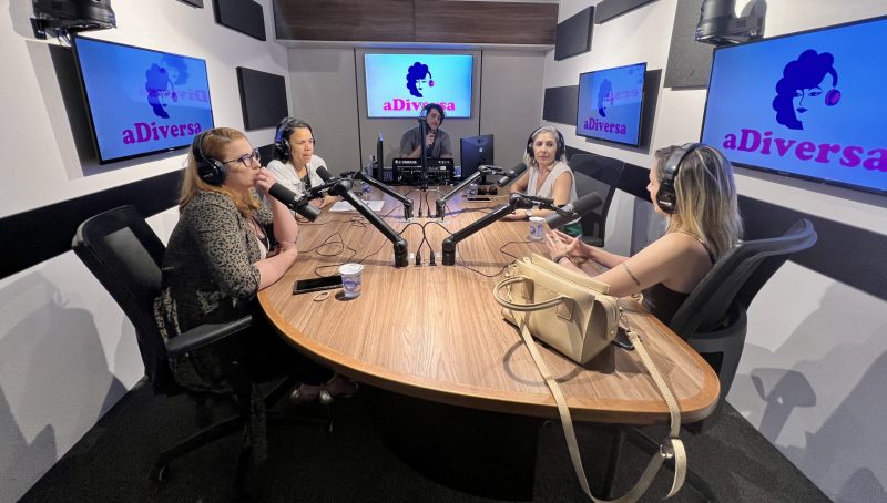 Gravação podcast aDiversa
