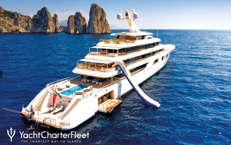 A embarca&ccedil;&atilde;o de luxo &eacute; do empres&aacute;rio Steve Wynn, ex-fundador e CEO da Wynn Resorts, de Las Vegas – Foto: Reprodu&ccedil;&atilde;o/ND