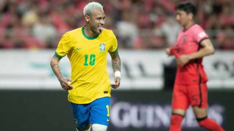 Neymar em a&ccedil;&atilde;o pelo Brasil – Foto: Divulgac&atilde;o/Observat&oacute;rio dos Famosos/ND