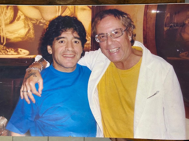 A noite que sentei com Maradona – Foto: Arquivo pessoal