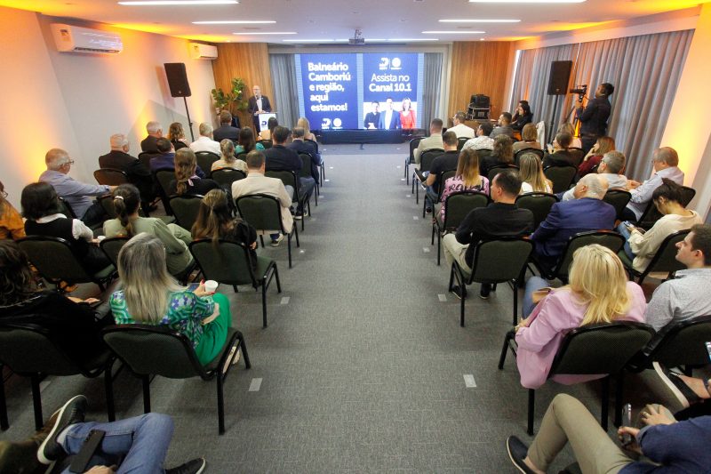 Sucursal da NDTV inaugura em Balne&aacute;rio Cambori&uacute; e cidade ganha 1&deg; filial de TV – Foto: Leo Munhoz/ND