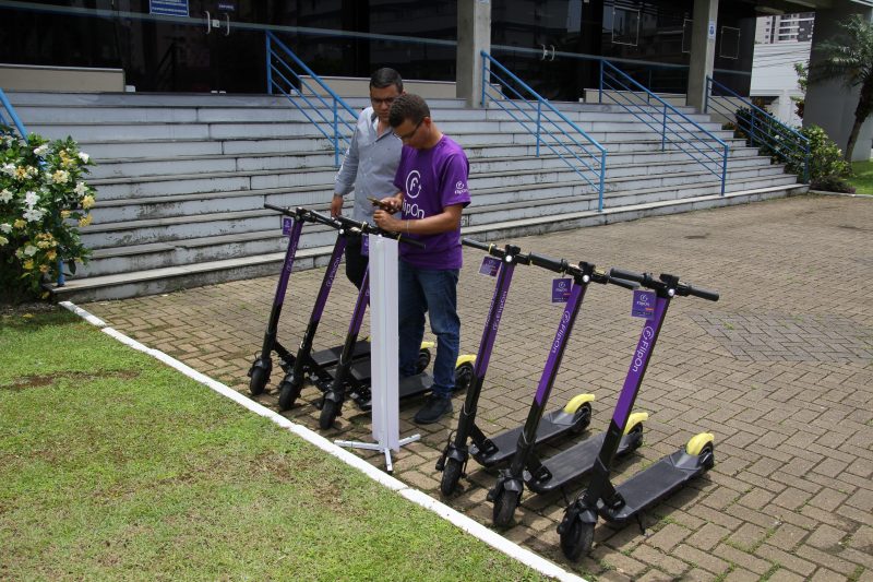 Equipamentos el&eacute;tricos est&atilde;o em 16 pontos da cidade, principalmente na regi&atilde;o central – Foto: Prefeitura de Itaja&iacute;/Divulga&ccedil;&atilde;o/ND