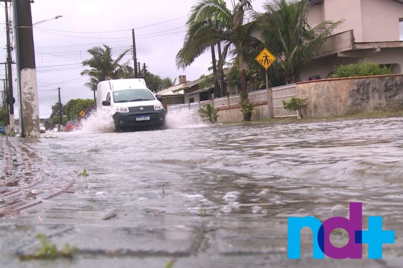 Alagamentos foram registrados em todos os sete bairros da cidade – Foto: Robson Oliveira/NDTV