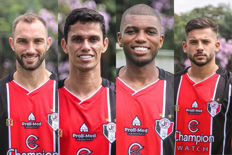JEC anunciou a contrata&ccedil;&atilde;o de outros quatro refor&ccedil;os – Foto: JEC/Divulga&ccedil;&atilde;o