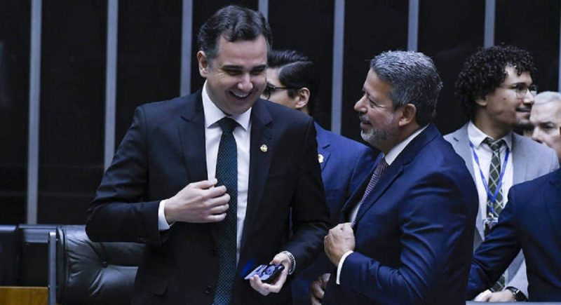 Presidente do Senado e Rodrigo Pacheco (PSD-MG), e da C&acirc;mara, Arthur Lira (PP-AL) – Foto: Jefferson Rudy/Ag&ecirc;ncia Senado