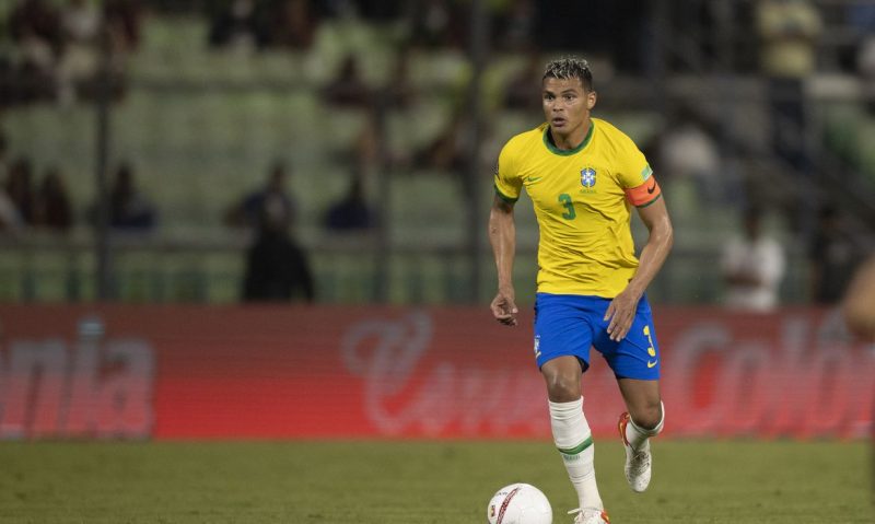 Zagueiro Thiago Silva disputa a Copa do Mundo com a sele&ccedil;&atilde;o brasileira no Catar – Foto: Lucas Figueiredo/CBF/ND