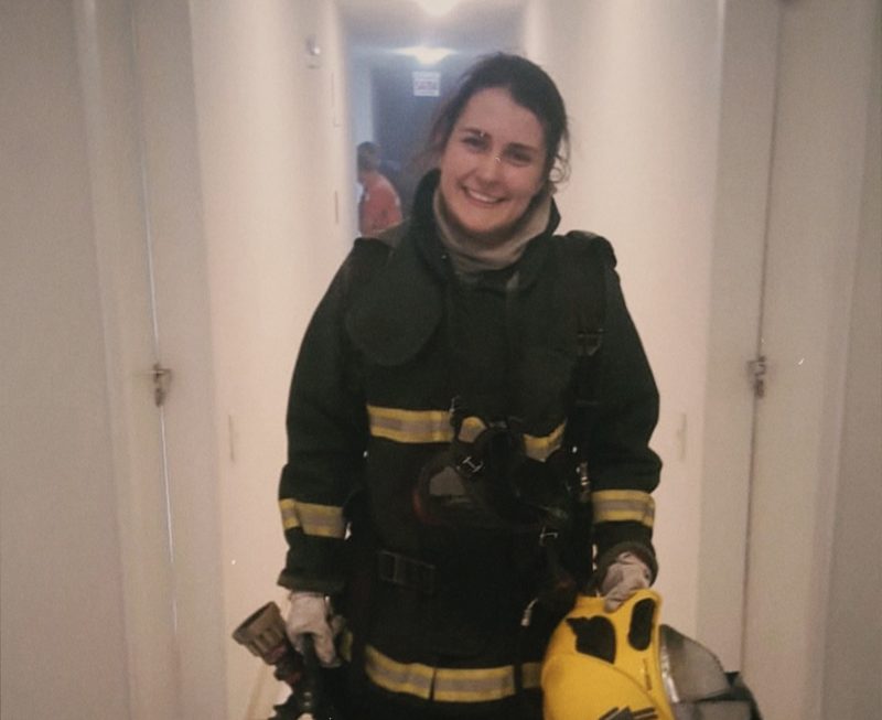 Maria Elisa almeja alcan&ccedil;ar o maior gradua&ccedil;&atilde;o dentro da carreira de pra&ccedil;a. – Foto: Arquivo Pessoal/Cedido/ND