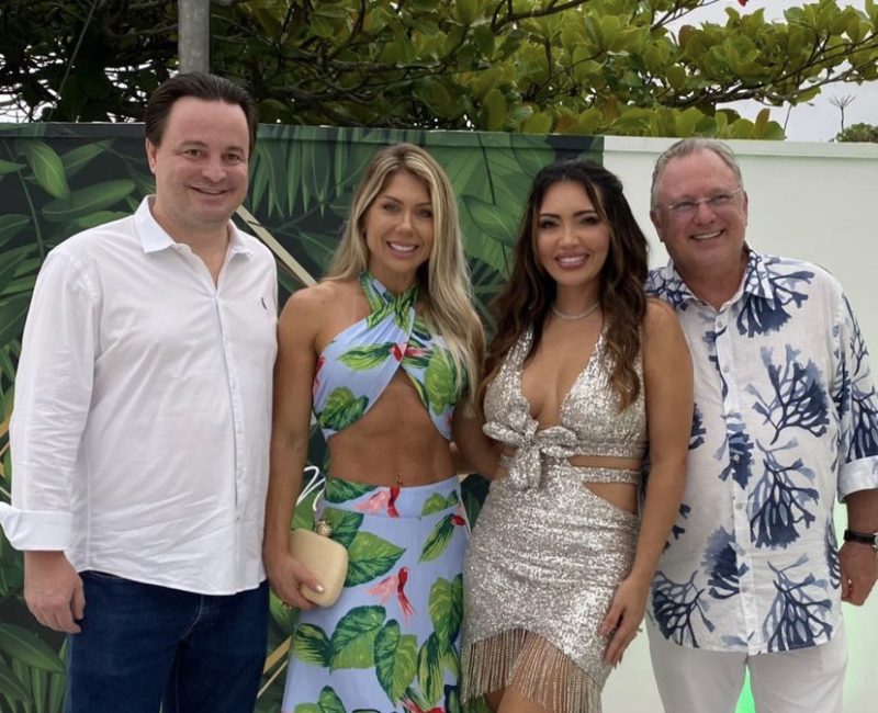 Rodrigo Coelho, Cecília Longo, Karinah e Diether Werninghaus