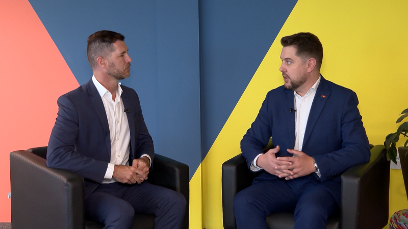 Entrevista foi feita pelo jornalista do Grupo ND, Paulo Mueller – Foto: Reprodu&ccedil;&atilde;o/NDTV