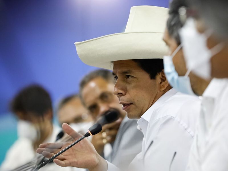 Presidente do Peru, Pedro Castillo, declarou estado de exce&ccedil;&atilde;o ap&oacute;s dissolver Congresso – Foto: Alan Santos/PR/ND