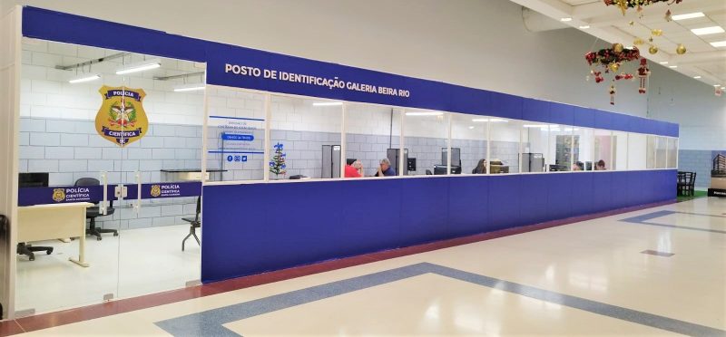 Posto para emissão de carteira de identidade está temporariamente