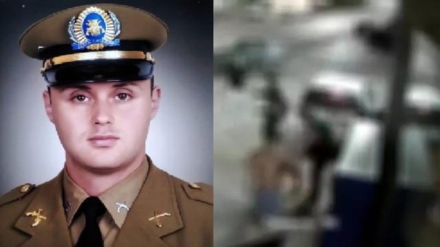 Soldado Marcos Burzanello morreu ap&oacute;s tentar evitar briga em boate. &mdash; Foto: Pol&iacute;cia Militar/Internet/Reprodu&ccedil;&atilde;o/ND
