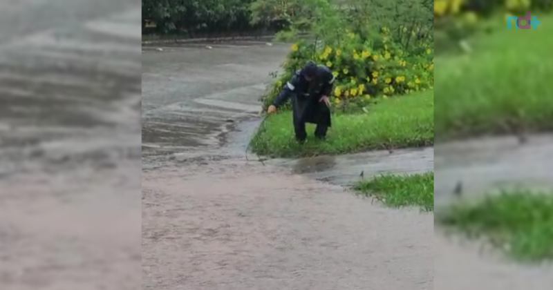 Temporal provoca alagamentos em acesso &agrave;s pontes em Florian&oacute;polis – Foto: Divulga&ccedil;&atilde;o/ND