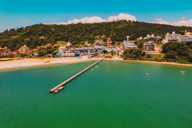 Praia de Canajurê, em Florianópolis &#8211; Foto: Luis Gustavo Debiasi