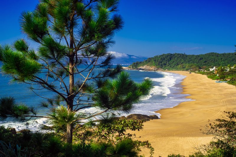 Praia de Estaleirinho – Foto: Alfabile/Prefeitura Municipal de Balne&aacute;rio Cambori&uacute;/Divulga&ccedil;&atilde;o