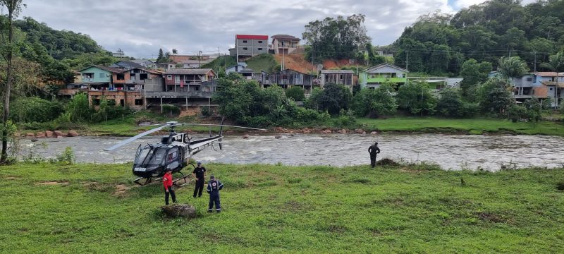 Jovem desaparece ao tentar cruzar o Rio Tubar&atilde;o para buscar cavalo – Foto: Saer/Sarasul/Divulga&ccedil;&atilde;o/ND