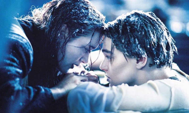 Jack e Rose em Titanic