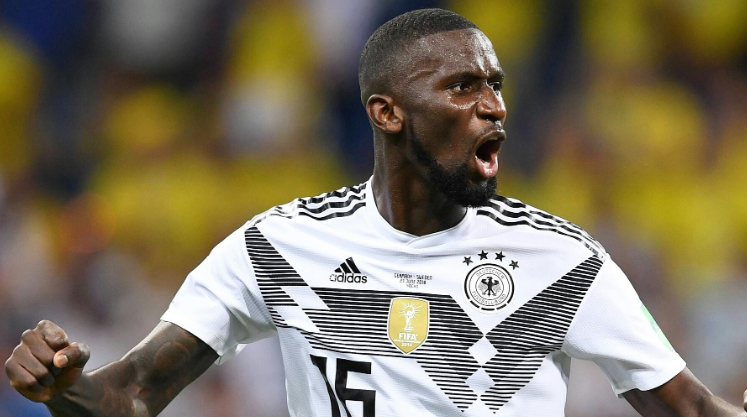 Rudiger n&atilde;o foi t&atilde;o eficiente – Foto: Fifa