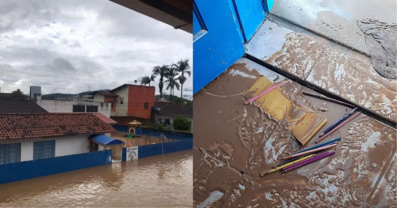 Lama invade escolas em S&atilde;o Jo&atilde;o Batista – Foto: Reprodu&ccedil;&atilde;o/ND