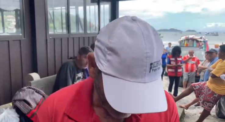 Luiz se emociona ao lembrar de companheiro de pesca – Foto: Divulga&ccedil;&atilde;o/NDTV