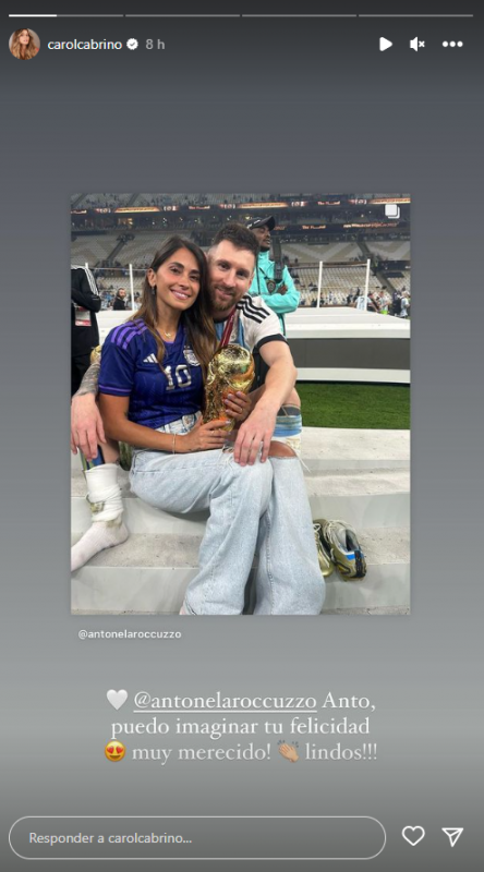 Carol Cabrino publicou um storie no Instagram – Foto: Reprodu&ccedil;&atilde;o/ND