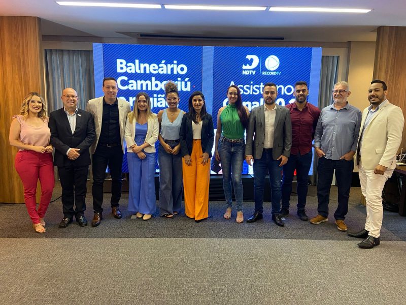 Grupo ND inaugura sucursal da NDTV em Balne&aacute;rio Cambori&uacute; – Foto: Matheus Nunes/ND