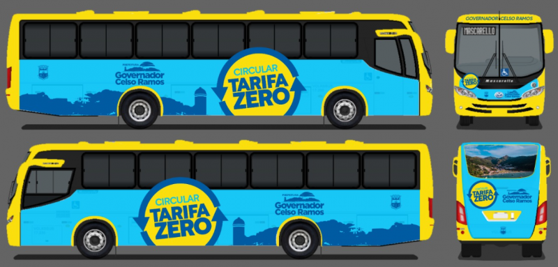 &Ocirc;nibus com tarifa zero ser&aacute; disponibilizado para moradores do munic&iacute;pio a partir de janeiro – Foto: PMGCR/Divulga&ccedil;&atilde;o/ND