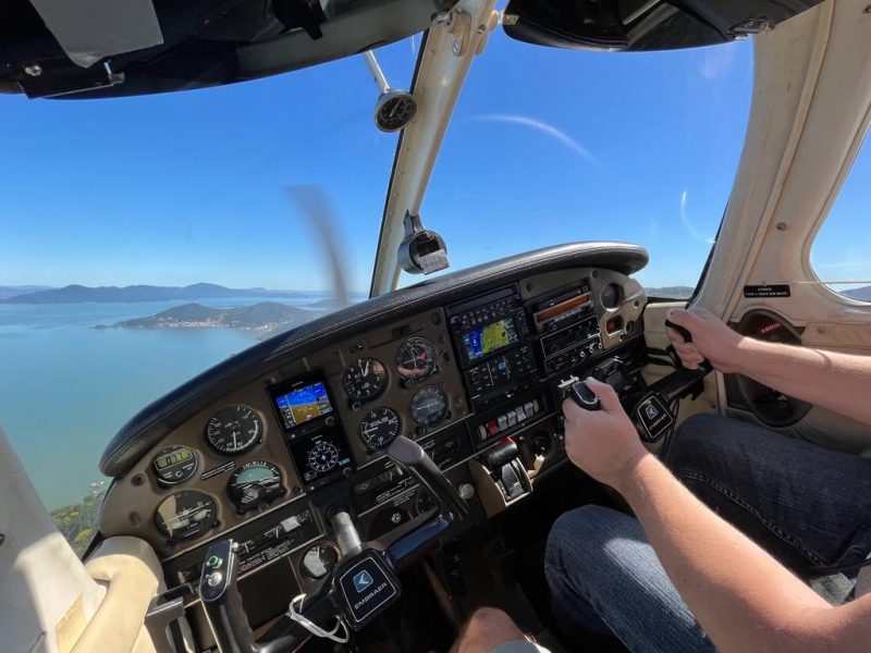 voo panorâmico, em florianópolis