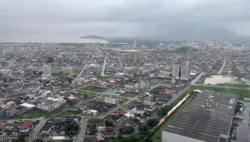 Palho&ccedil;a&nbsp;tem mais de 11 mil moradores sem abastecimento em &aacute;rea urbana – Foto: CBMSC/Divulga&ccedil;&atilde;o/ND
