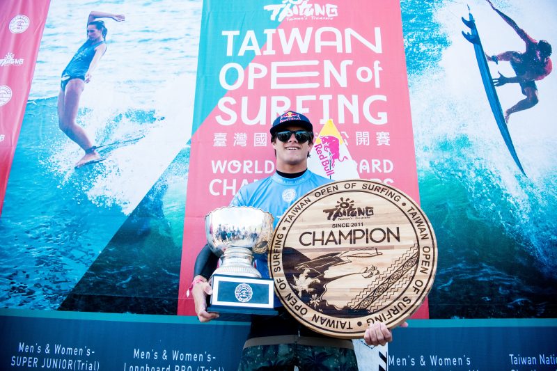 Manezinho Mateus Herdy venceu o Mundial Junior em 2018&nbsp; – Foto: &copy; WSL / Barripp SOCIAL : @wsl @_jackbarripp_/ND