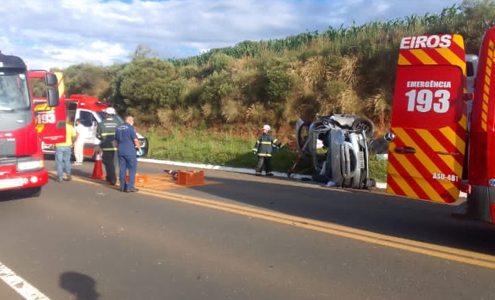 Criança e adolescente são hospitalizadas em estado grave após acidente em SC