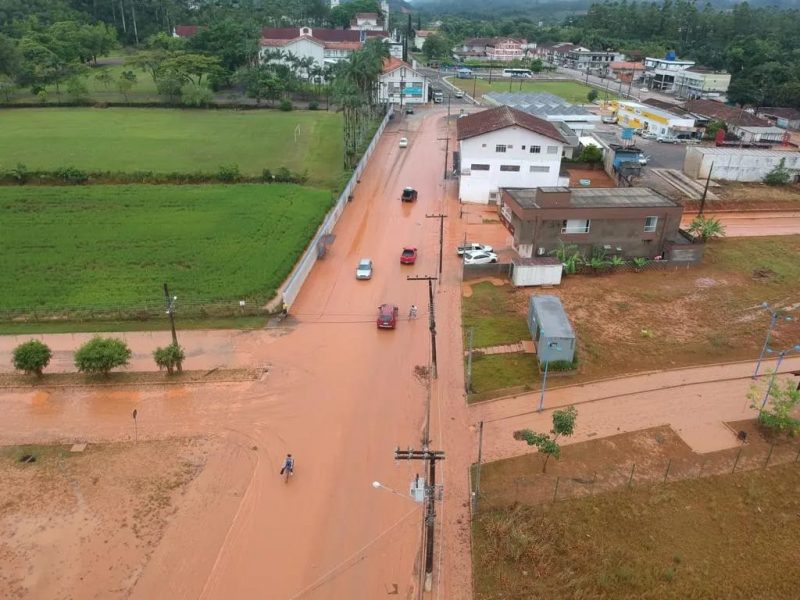 Cidade de SC recebe mais de R$ 400 mil para investir em obras de recupera&ccedil;&atilde;o ap&oacute;s fortes chuvas- Foto: Lucas Frare/Prefeitura de Ascurra/Divulga&ccedil;&atilde;o/ND