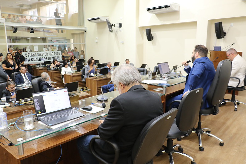 Vereadores aprovaram requerimento para in&iacute;cio das audi&ecirc;ncias p&uacute;blicas do Plano Diretor da Capital – Foto: