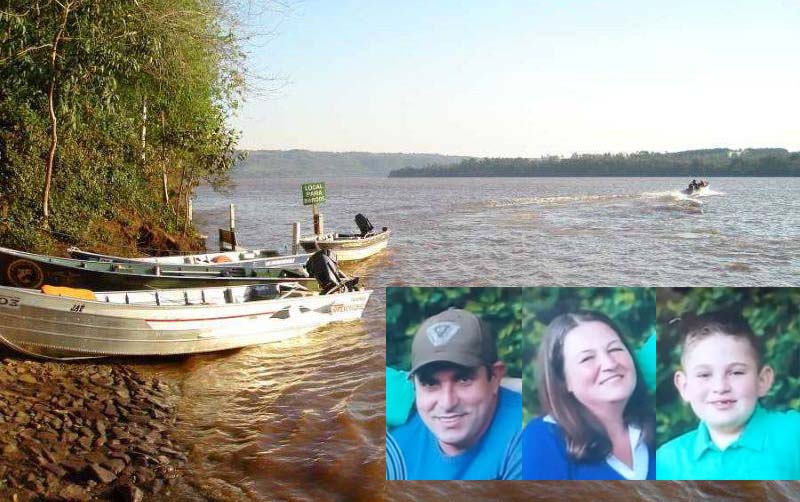 Siderlei, Noeli e o filho Davi est&atilde;o entre os mortos na trag&eacute;dia – Foto: Divulga&ccedil;&atilde;o/ND