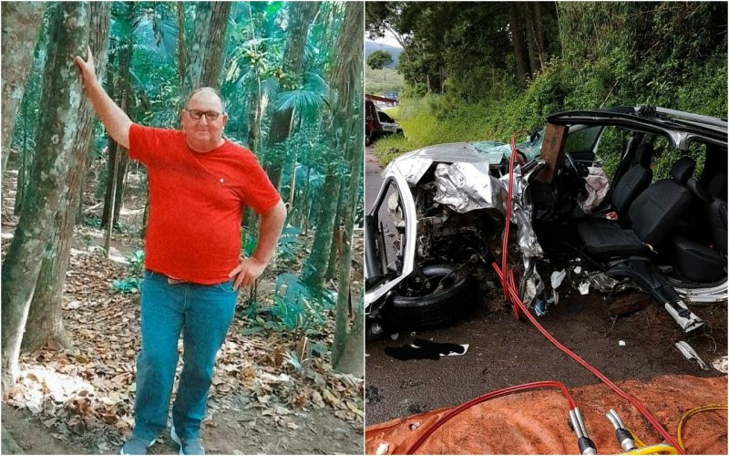 Valdo Jahn, tinha 60 anos. – Foto: Montagem/ND