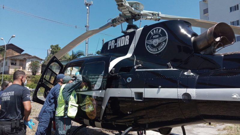 Crian&ccedil;a de 5 anos morre atropelada por caminh&atilde;o em Orleans – Foto: Saer/Sarasul/Divulga&ccedil;&atilde;o/ND