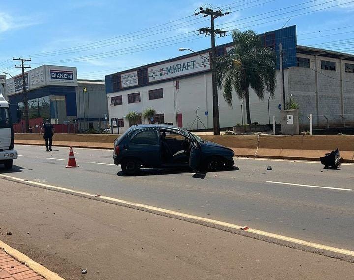 Acidente aconteceu nesta quinta-feira &mdash; Foto: Reprodu&ccedil;&atilde;o/ND