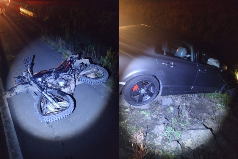 Jovem morreu em acidente na SC-477, em Papanduva – Foto: CBM/Divulga&ccedil;&atilde;o