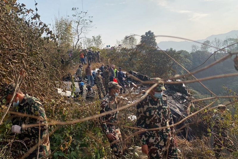 O acidente de avi&atilde;o no Nepal deixou ao menos 67 mortos. &mdash; Foto: AFP/Reprodu&ccedil;&atilde;o/ND