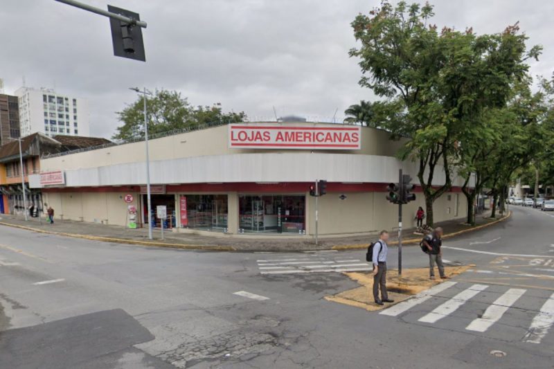 Lojas Americanas em Joinville – Foto: Google Maps/Reprodu&ccedil;&atilde;o/ND