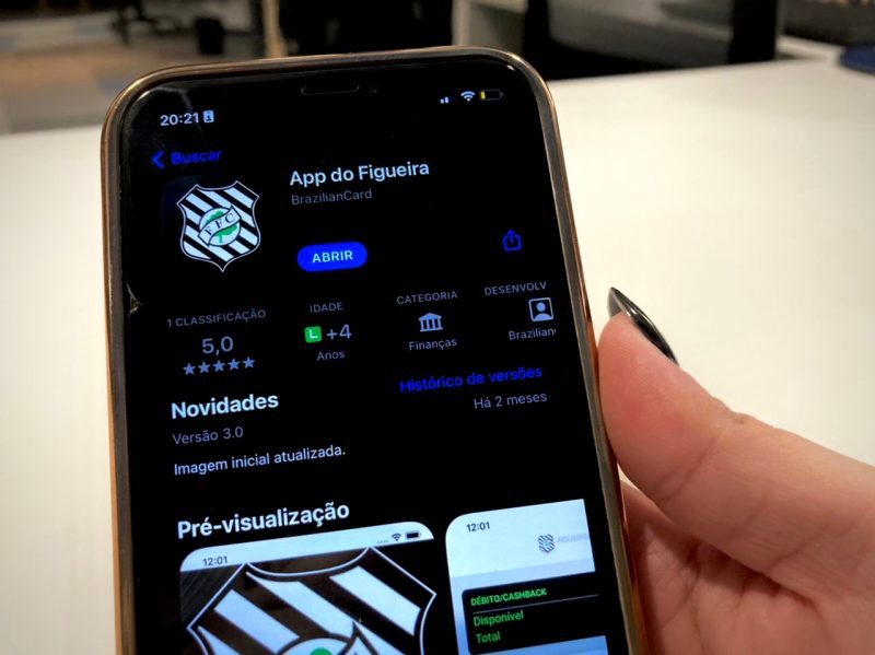 App do Figueira promete facilitar vida do torcedor – Foto: Marcos Jord&atilde;o/ND