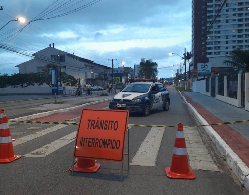 Trecho foi interditado em Palho&ccedil;a – Foto: Prefeitura de Palho&ccedil;a/Divulga&ccedil;&atilde;o/ND