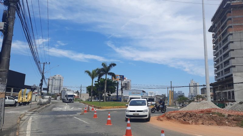 Avenida ter&aacute; interdi&ccedil;&atilde;o parcial durante a pr&oacute;xima semana – Foto: Prefeitura de Itaja&iacute;/Reprodu&ccedil;&atilde;o/ND