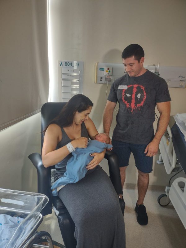 Davi &eacute; o primeiro blumenauense a nascer em 2023 – Foto: Franciele Cardoso/ND