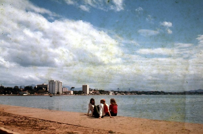 Avenida Beira-Mar Norte na d&eacute;cada de 1970 – Foto: Cole&ccedil;&atilde;o Waldemar Anacleto/Reprodu&ccedil;&atilde;o/ND