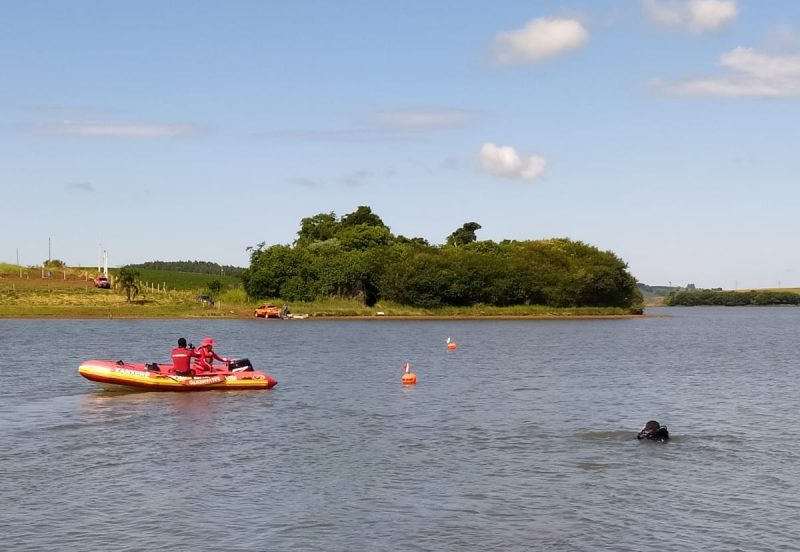 O homem estava desaparecido desde o domingo. &mdash; Foto: Corpo de Bombeiros/Reprodu&ccedil;&atilde;o/ND